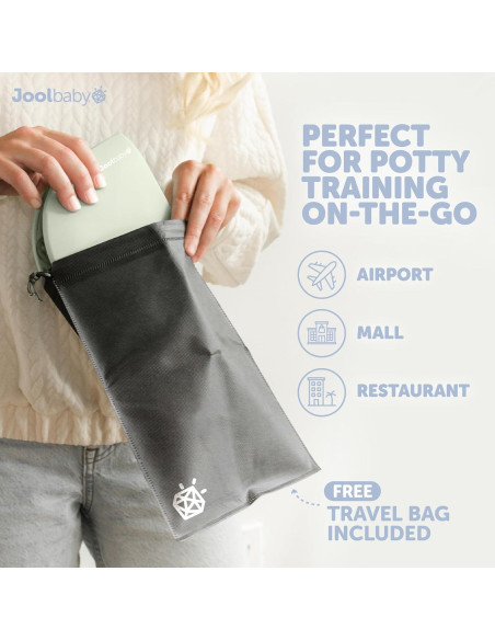 Asiento de Inodoro Plegable Jool Baby Sage para Niños