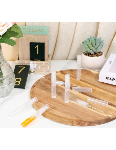 Giantree 20 Mini Botellas de Spray Rellenables 5ml Transparentes