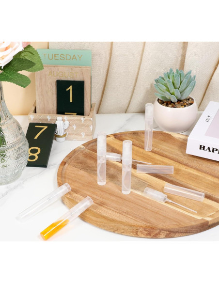 Giantree 20 Mini Botellas de Spray Rellenables 5ml Transparentes