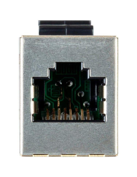 Acoplador RJ45 Cat6A Blindado Monoprice 10G - Extensor Red