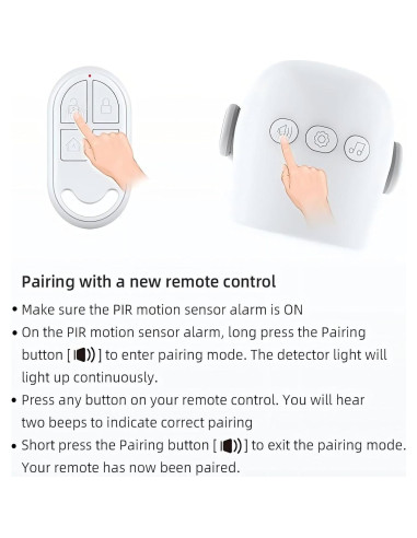 Control Remoto Luckydeer ZX-R10 para Alarmas CP2, CP7R, CP8, CP9