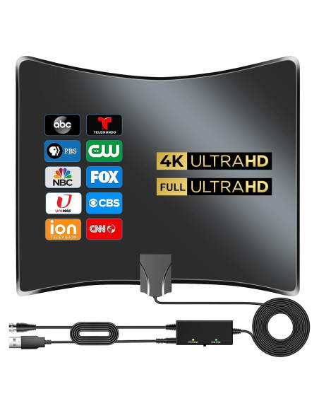 Antena HDTV JM NEXLOV P01 Amplificada 360 0.29 kg