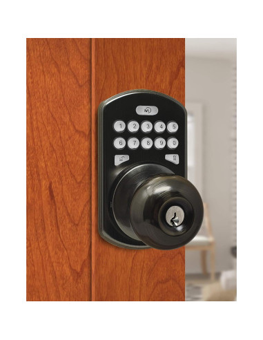 Cerradura Inteligente MiLocks CKK-02AQ Bronce Antiguo Teclado