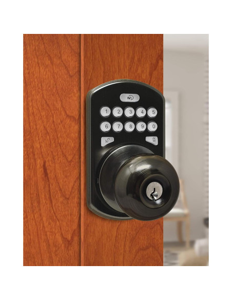 Cerradura Inteligente MiLocks CKK-02AQ Bronce Antiguo Teclado