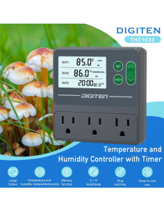 Controlador de Temperatura y Humedad DIGITEN THT1032 - Doble Sonda 2