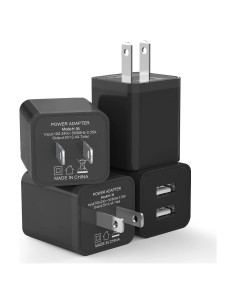 Paquete de 4 Cargadores de Pared USB 12W ShenZhen H-36