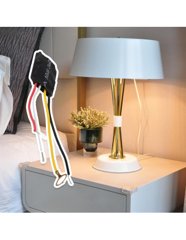 Interruptor Regulador Táctil BQLZR 120W 3 Marchas para Lámparas