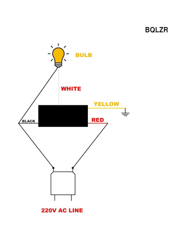 Interruptor Regulador Táctil BQLZR 120W 3 Marchas para Lámparas