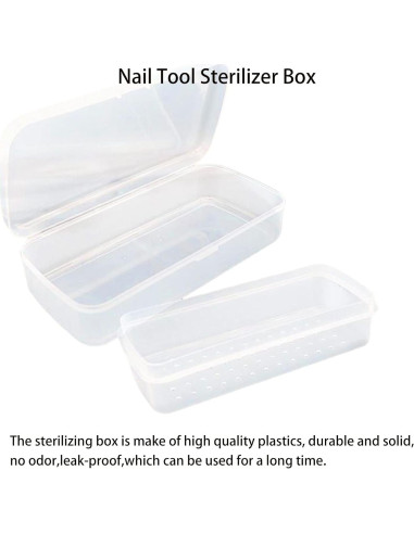 Caja Esterilizadora de Herramientas de Uñas LXIANGN 22.49x12.45cm