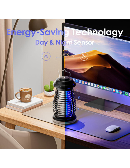 Trampa para Mosquitos SHENZHEN SOER WH-B98 Recargable IP67