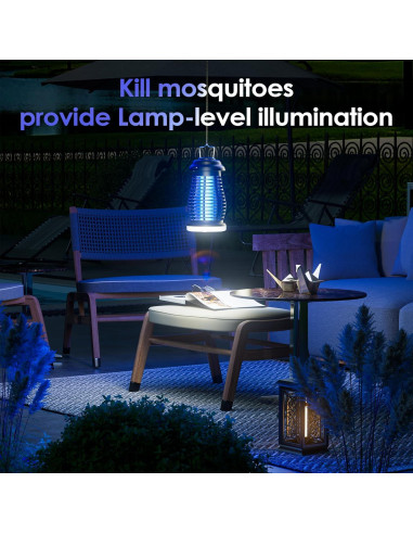 Trampa para Mosquitos SHENZHEN SOER WH-B98 Recargable IP67