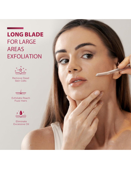 Rasuradora Dermaplane RAYCHI V3 para Mujeres - 6 Piezas