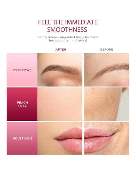 Rasuradora Dermaplane RAYCHI V3 para Mujeres - 6 Piezas