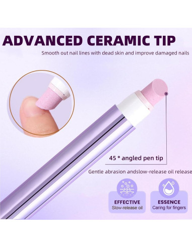 Bolígrafo 3-en-1 para Uñas 303 BEAUTY con Punta de Cerámica