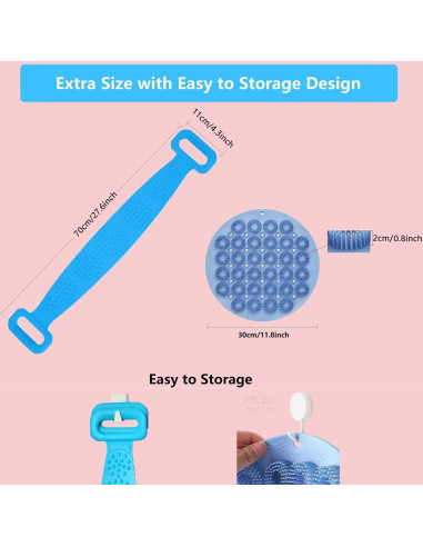 Juego de Exfoliadores de Espalda y Pies Tochinkar - Antideslizante
