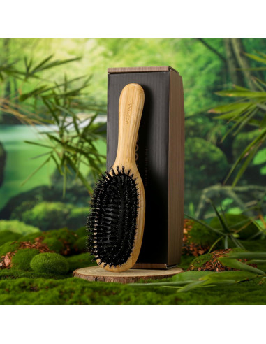 Cepillo para el Cabello BESTOOL de Cerda de Jabalí 24.8x8.4cm
