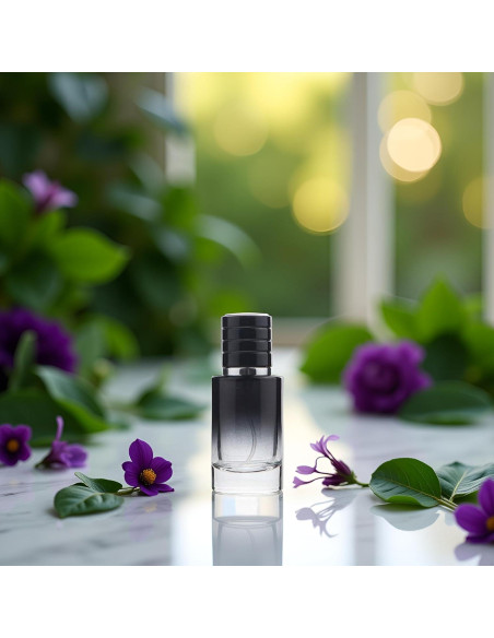 Atomizador de Perfume Fansoftiks 30ml Vidrio Negro Recargable