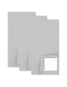 Paños de Limpieza de Joyería TUNQISM 3 Pcs Doble Cara 20x10 cm