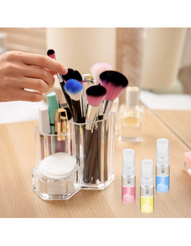 100 Mini Botellas de Spray de Vidrio Lallisa 3ml Recargables