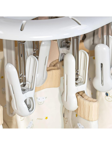 Perchero Secar Ropa Komost KMDHC01 con 12 Clips Antideslizantes