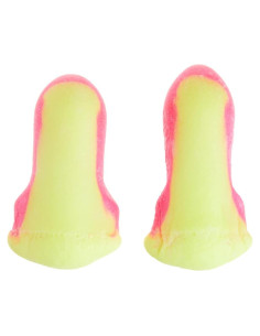 Tapones de Oído Desechables Howard Leight 200 Pares Rosa/Amarillo