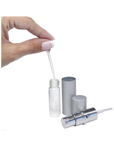 Atomizadores Recargables L'AUTRE PEAU 5ml Metal y Vidrio - Set de 5