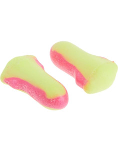 Tapones de Oído Desechables Howard Leight 200 Pares Rosa/Amarillo 2