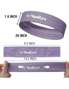 Cintas para la cabeza deportivas VanKee X06 - Unisex, 6 colores 2