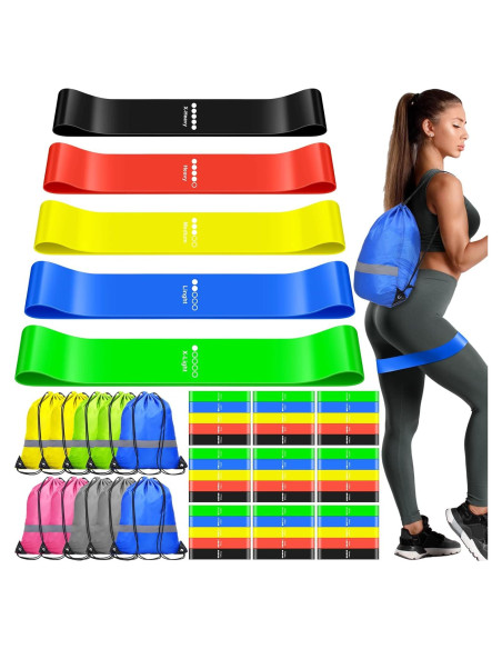 Conjunto de Bandas de Resistencia Sratte 10 Piezas con Mochilas