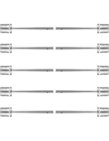 Mobi Lock Agujas de Inflación para Balones - 6 Pcs Acero Inoxidable