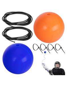 Pelota de Entrenamiento Lacrosse RunNico 2 Piezas Goma 6 cm