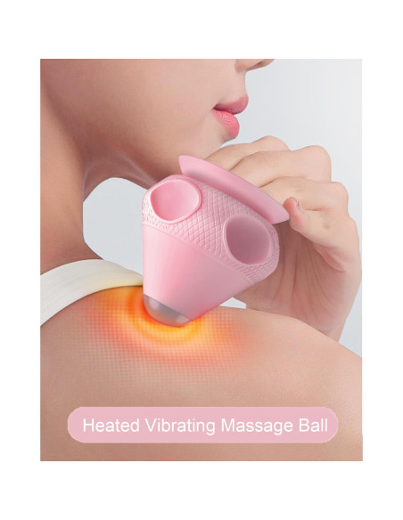 Bola de Masaje Vibrante Calentada VibeHeat 6.6cm Alivio Muscular