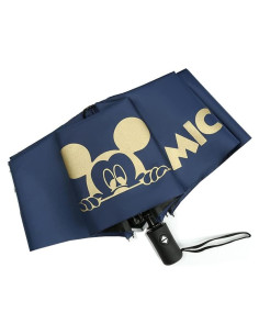 Paraguas de Golf Compacto Finex Mickey Azul Plegable Automático