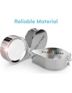 Lupas de Joyero 10X Noa Store - Juego de 2 Lentes Ópticos 2