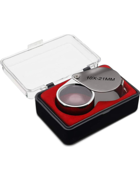 Lupas de Joyero 10X Noa Store - Juego de 2 Lentes Ópticos