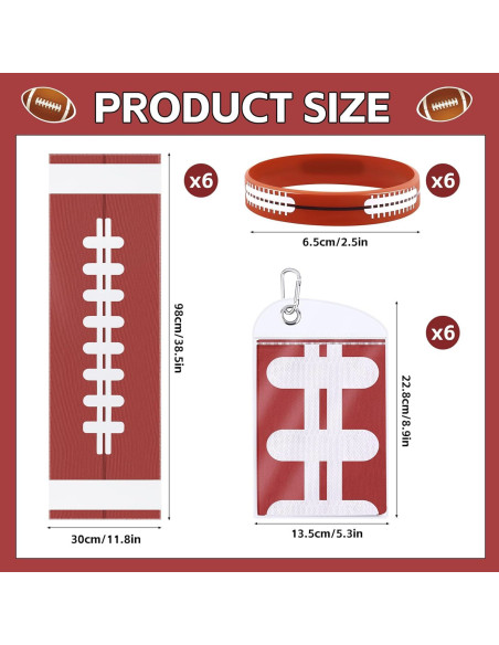 Paquete de 6 Toallas de Enfriamiento STORRVOL 99x30cm Fútbol