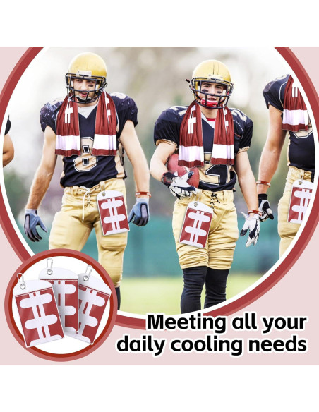 Paquete de 6 Toallas de Enfriamiento STORRVOL 99x30cm Fútbol