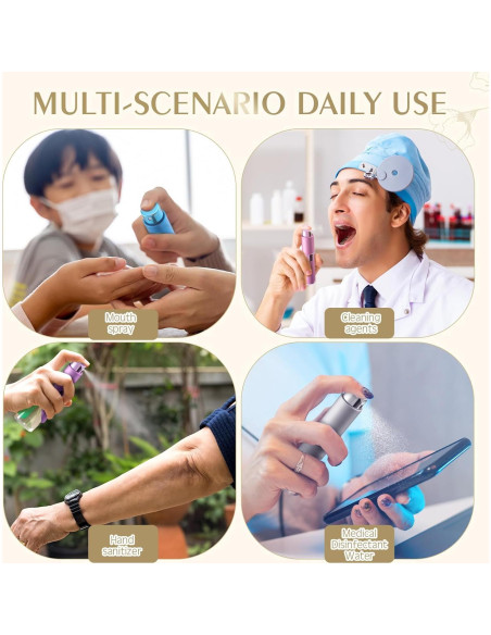 Atomizador de Perfume Rellenable Honeydak 16 Pack 8 ml Multicolor