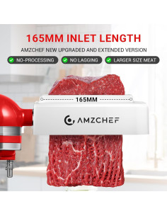 Ablandador de Carne AMZCHEF para Mezclador KA - Acero Inoxidable 2