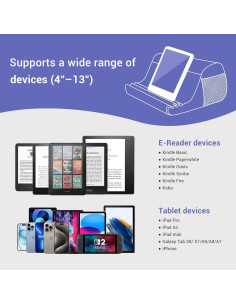 Soporte de Almohada CoBak para Tablets y eBooks 10-33 cm Naranja 2