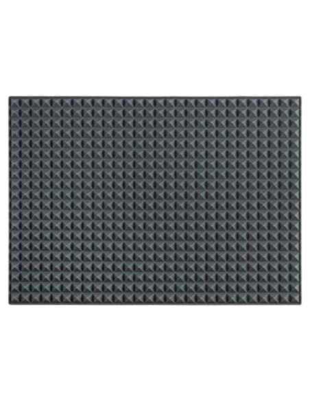 Tapete de Secado de Platos Colinda de Silicona 40.6x29.2cm Gris