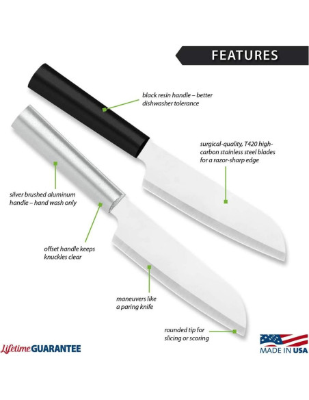 Cuchillo de Utilidad Rada R140, 12.07 cm Hoja Acero Inoxidable