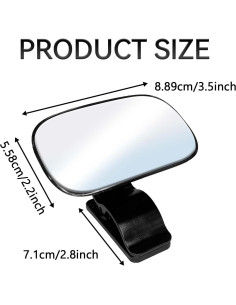 Espejo Retrovisor para Bebé KUQUTIDU Ajustable 360 2
