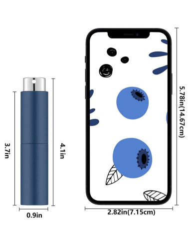 Atomizador de Perfume Portátil Lil Ray 8ML - 4 Piezas