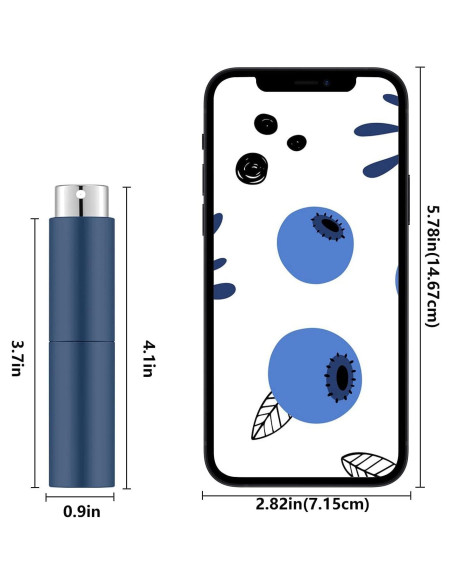Atomizador de Perfume Portátil Lil Ray 8ML - 4 Piezas