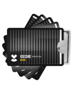 Juego de 5 Fundas Bloqueadoras RFID VCase - Protección Tarjetas