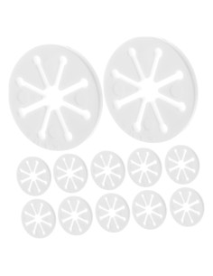 VICASKY 28 Clips Sujetadores de Calcetines Blancos para Lavado