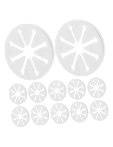 VICASKY 28 Clips Sujetadores de Calcetines Blancos para Lavado