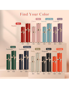 Botella de Perfume Recargable Coxotom 5ml Cuero Púrpura 2