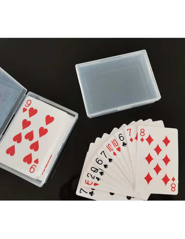 18 Cajas de Almacenamiento Transparentes para Cartas Whyogeta